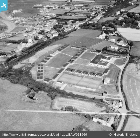 Aerial of Top Camp - From the west