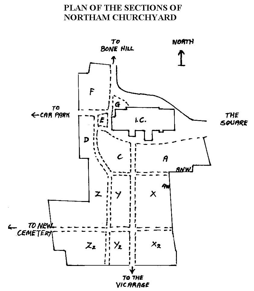 Northam_Churchyard_Plan